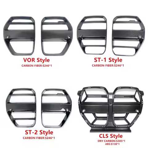 M3 G80 M4 G82 Carbon Fiber Front Grill for G80 M3 G82 M4 Exterior Accessory Car Grille