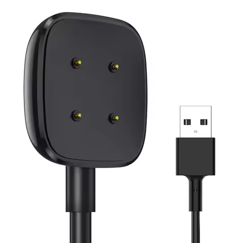 Charger for Fitbit Sense 2 Replacement Charging Cable Fitbit Sense/ Versa 4/ Versa 3 Smart Watch Por