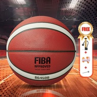 FIBA Official Size 7 BG4500 BG5000 PU Leather Basketball Ball Indoor Outdoor Training Bola