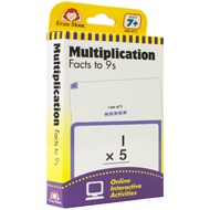 Evan-Moor The Learning Line Flashcard Multiplication Facts Through The 9s