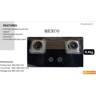 MEXCO 4.2KW Gas Stove Double Burner Gas Stove Build-in / 9.4KG Net Weight （Macro）GAS HOB