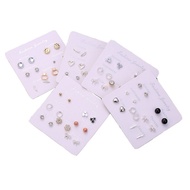 BEST 7 Pairs Stud Earrings Set One Week Week Week Week Ins Korean Style Fashion Plug Earrings Korean