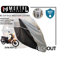 JZ BLCKOUT GREY Motor Cover for SYM RV1-2 HEAVY DUTY WATERPROOF MOTORCYCLE COVER |