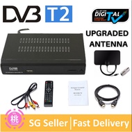 Digital TV Set top Box Singapore with Active Indoor DTV DVBT2 Antenna, HDMI cable (Local Warranty) (DVB T2)