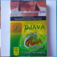 ROKOK DJAVA FLAVOR PINEAPPLE 16'S - 1 SLOP = 10 BUNGKUS - ROKO MUR