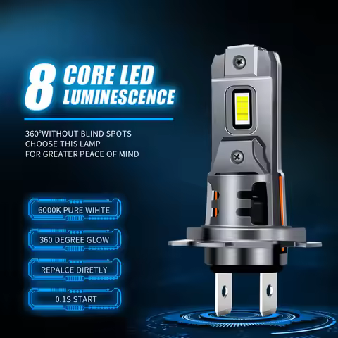 1:1 Halogen H7 LED 55W H11 9005 9006 H4 auto led headlight