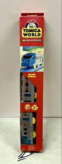 Tomica World Road & Rail System Bullet Train “Silver Streak “ 1991  多美卡 世界鐵路系統 子彈列車 ［銀色閃電］1991年版