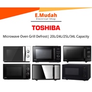 Toshiba Microwave Oven Grill Defrost Convection 20L/24L/25L/30L/34L | MWP-MM20P(WH) MW2-AG24PF(BK) M