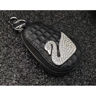Car Key Bag (Leather) Swan