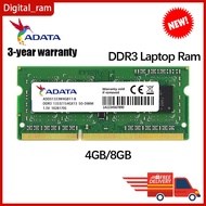 ADATA DDR3L RAM 4GB 8GB DDR3 1333MHz 1600MHz 1.5v Memory For Laptop 8GB DDR3L 1600 1.35V Notebook FO