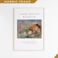 Wall painting, Renoir Art Print, Art Poster, Abstract Poster, Colorful Print,Mondrian Art Exhibition