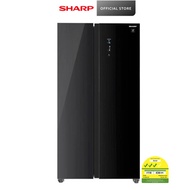 Sharp SJ-SS60G-BK Side by Side Refrigerator (599L)