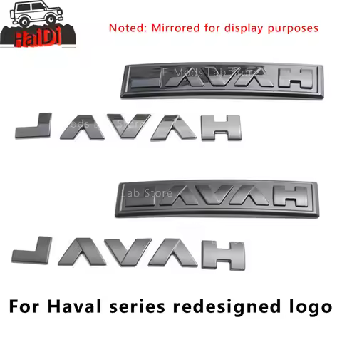 Car Front Network Black Logo Emblems For Great Wall Haval H7 H6 PHEV Dargo Jolion H5 2024 2025 Trunk
