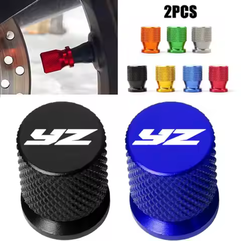 2PCS Motorcycle Accessories Tire Valve Caps For YAMAHA YZ YZ80 YZ85 YZ125 YZ250 YZ250F YZ426F YZ450F