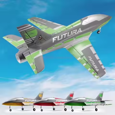 Fms Rc Airplane 64mm Futura Tomahawk With Flaps Sport Trainer Ducted Fan Edf Jet 3 Color Model Hobby