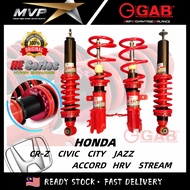 GAB HE Series-Honda CRZ Civic FD FB FC City GM2 GM6 GN2 Jazz GK Accord HRV Stream Adjustable Absorber High Low Bodyshift