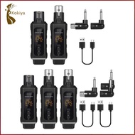 [kokiya] Transmitter Receiver for Dynamic Microphone 48V XLR Transmitter and Receiver for Guitar Cor