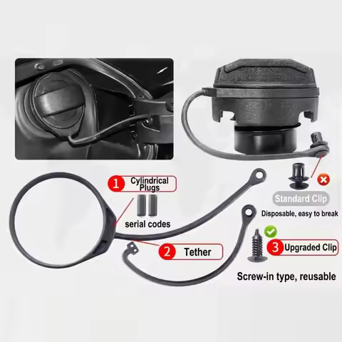 180201556 Fuel Tank Cap Anti-Lost Rope Gas Cover Retaining Strap for VW Audi A3 A4 B8 B9 A5 A6 C5 C6