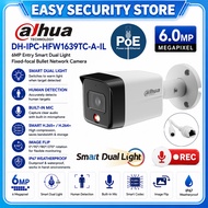 DAHUA IPC-HFW-1639TC-A-IL 6.0MP PoE IP Network CCTV Camera 6MP HD Bullet Outdoor Smart Dual Light Mi