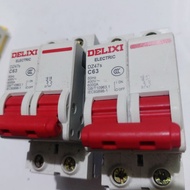 MCB Delixi DZ47s C63 2P 2pole Mcb 2phase Delixi 63A