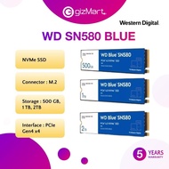 WESTERN DIGITAL SN580 BLUE NVMe PCIe Gen4 X4 SSD