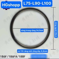 Engine Oil Starter Gear L75 L90 L100 and 186F 186FA 188F 190F With 110 Teeth Inner Ring Width 2.5cm
