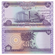 Asia Brand New UNC Iraq 50 Dinar Banknotes Foreign Coins 2003 P-90njhmu6025