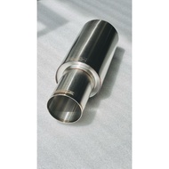 HARACE EXHAUST L01 MUFFLERV3 WITH 6 Inch ALMOST LARGE TUBE AND 4 Inch TIP