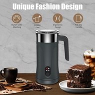 Milk Frother, 4-in-1 Milk Frother and Steamer, 10.1oz/300ml Automatic Hot and Cold Foam Maker and Mi