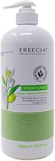 Freecia Professional Conditioner Golden Olive OIL &amp; Vitamin E UltraMoist for Chemically Treated Dry &amp; Damaged Hair Give Nourishment (1000ml)