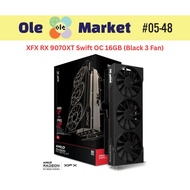 XFX RX 9070XT Swift OC 16GB (Black 3 Fan)