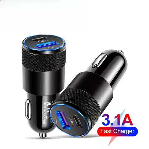 70W USB C Car Charger Type C Fast Charging Phone Adapter For iPhone Xiaomi Huawei PD Phone Charger C