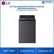 [2025 New Model] LG 18KG / 25KG Top Load Direct Drive Inverter Washing Machine TX2518ST7G/TX2725AT9J