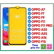 Full screen tempered oppo f7, f9, f11, f11 pro, a3s, a5s, a7, a12, super durable and super hard - co