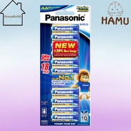 🐹 Panasonic EVOLTA Alkaline Battery, AA / AAA 18-pack [Hamu]