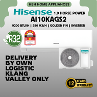 Hisense Aircond (KAGS) | INVERTER | AI10KAGS2 | AI13KAGS2 | AI20KAGS | AI25KAGS