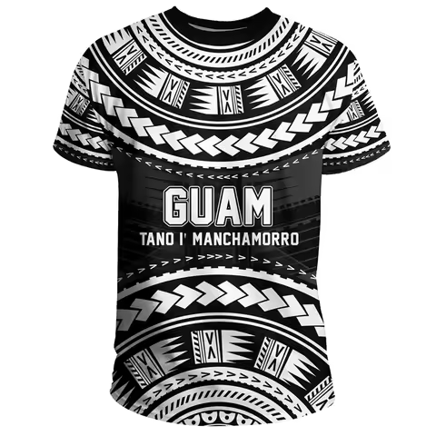 Guam Polynesia T Shirts Men Summer Casual 3D Printed T-shirt Hawaiian Round Neck Short Sleeves Tops 