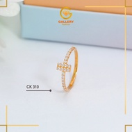 6k (300) and 8K Gold (375) CK 310 Tffny Simple Gold Rings