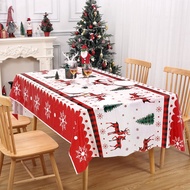 220x130cm Christmas Table Cloth Cover Waterproof Table Cover for 4/6 Seater Table