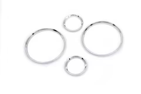 Gloss Chrome Dashboard Gauge Ring Set for BMW E30 3 Series,4 Pieces A Set