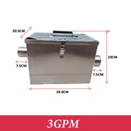 Grease Trap Stainless 3GPM 5GPM 10GPM 16GPM Grease Interceptor Trap Filter Strainer For Restaurant