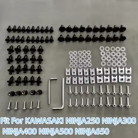 Fairing Bodywork Kit Bolts Screws Fit For KAWASAKI NINJA250 NINJA300 NINJA400 NINJA500 NINJA650
