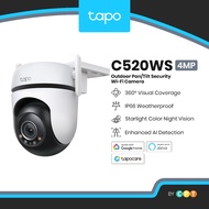 TP-Link TAPO C520WS 2K QHD Starlight Color Night Vision Ip66 Outdoor Pan/Tilt Security WiFi Camera