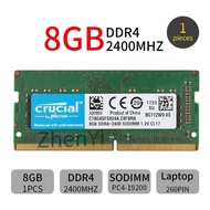 Crucial 8GB DDR4 2400Mhz PC4-19200S 260Pin แรมความจำโน๊ตบุ๊คหน่วยความจำแรม1.2V
