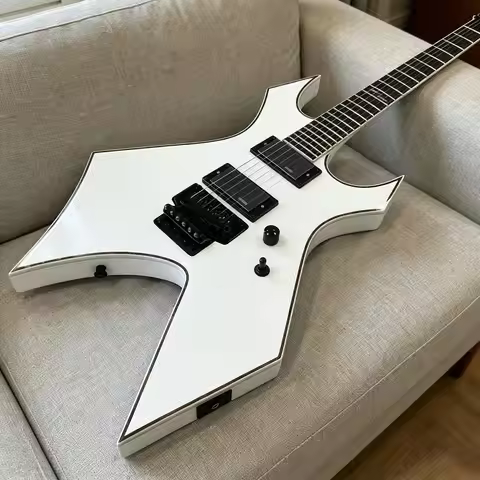 Electric guitar BC Rich Warlock white HH pickup mahogany body Electric Guitar-Themed Gift Free Shipp
