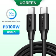 UGREEN 100W USB C to USB C Cable PD Fast Charging Cable 5A 100W Type C Cable for MacBook iPad Pro Fast Charger PD Cable USB C