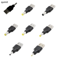 QUIM USB to 2 5x0 7mm 3 5x1 35mm 4 0x1 7mm 5 5x2 5mm 5 5x1 7mm 5 5x2 5mm 5 5x2 1mm Connector