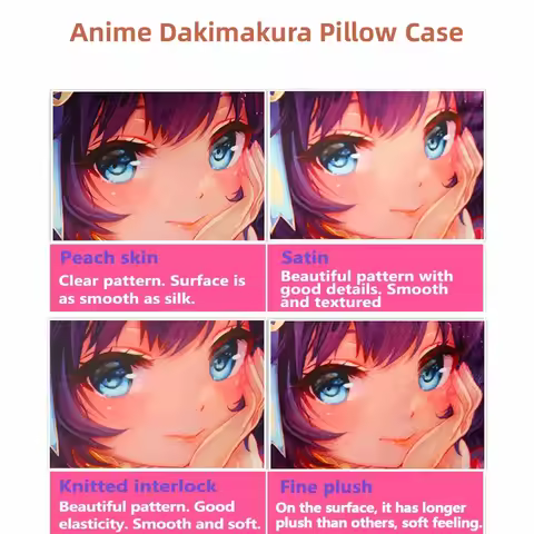 DIY Photo Custom Design Print Anime Dakimakura Pillow Case Soft Customized Cushion Cover Rectangular