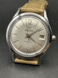 1960s 34mm Vintage Roamer 上鏈 Swiss Watch