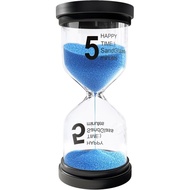 5 Minute Sand Timer, Plastic Hourglass Hour Glass Timer, Acrylic Unbreakable Sand Clock, Small Sand 